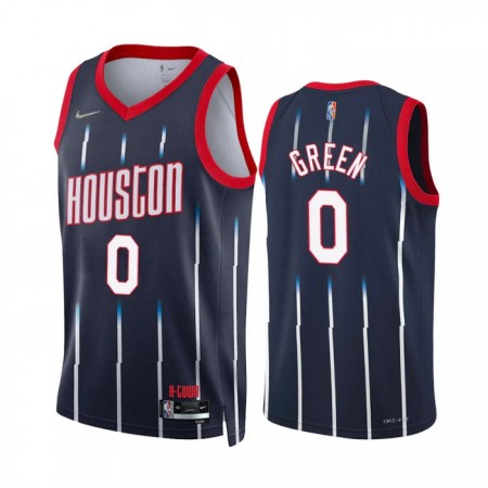 Dres Houston Rockets Jalen Green 0 Nike 2022-23 City Edition Navy Swingman